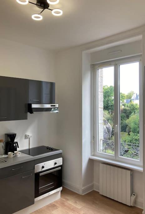 Apartamento Vue Imprenable Sur Le Moulin Du Chaos ! Huelgoat Exterior foto